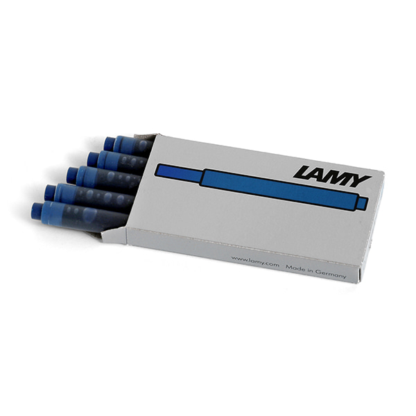 LAMY 1610655 T10 블루블랙 1팩 5개입 잉크 카트리지 트랜드메카