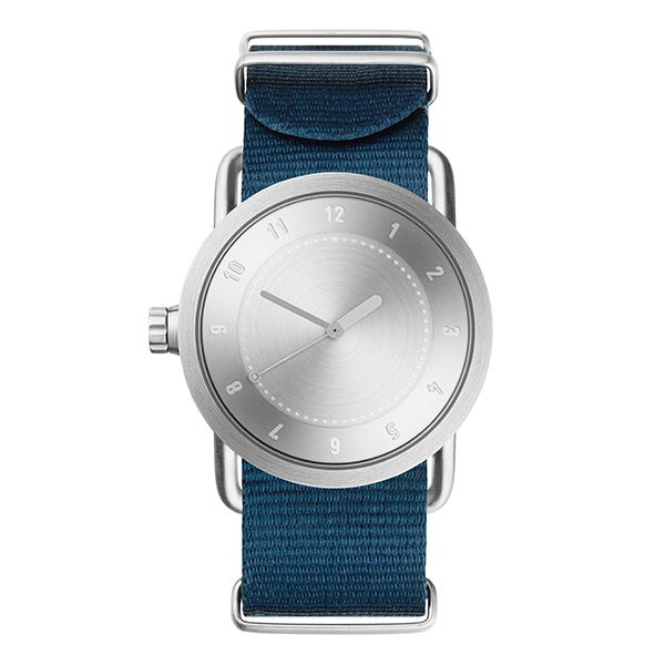 [공식수입정품] TID WATCHES 10220223 No.1 Steel / Blue Nylon Wristband (36) 여성 나토시계 타임메카