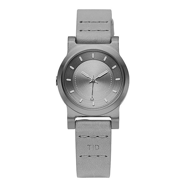 [공식수입정품] TID WATCHES 40303141 No.4 Silver Grey / Grey Leather Wristband (28) 여성 가죽시계 트랜드메카