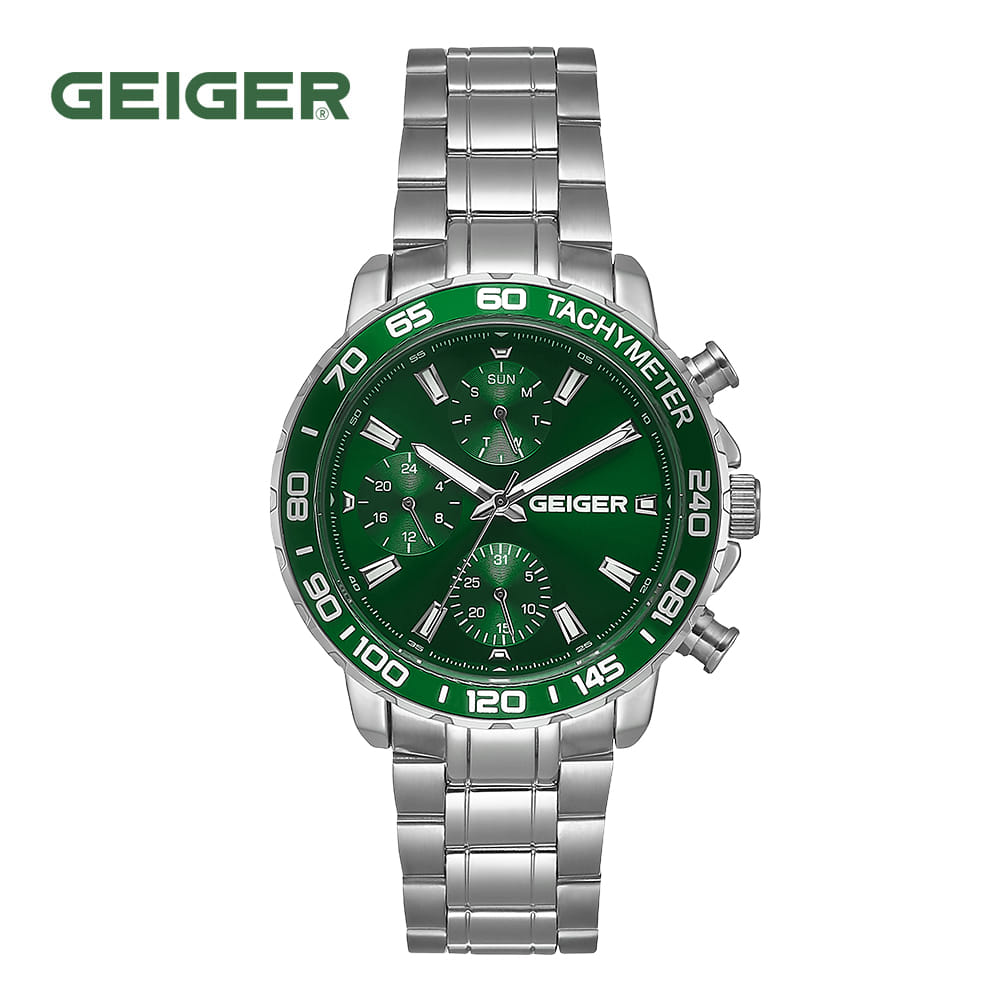 GE8031GN남성용 메탈시계 42mmㅣGEIGER WATCH 